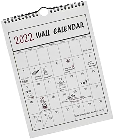 Нуобести мини Бележник 8 Пакет Ѕид Календар 2022, Календари 2021-2022 Месечен Календар 2022 Академски Ѕид Календар Ѕид Виси Планер