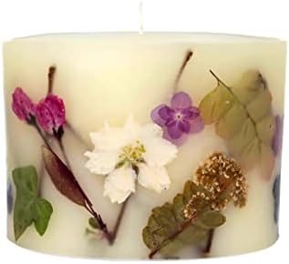 Ботаничка свеќа од црна рибизла и залив - Белешки за црна рибизла, цимет, рузмарин, свеќи за ароматерапија, долготрајни свеќи, ботанички