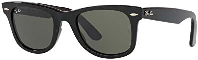 Реј-Бан Рб2140 Оригинални Очила За Сонце Wayfarer Square, Црна/Зелена, 50 mm