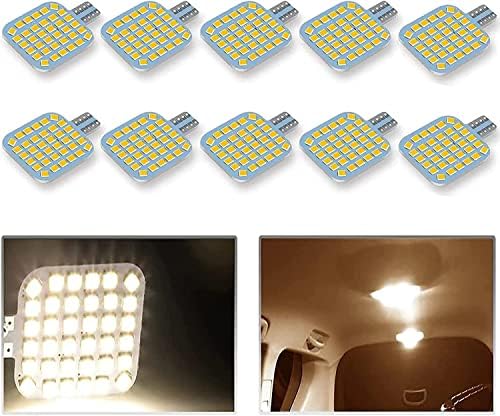 Xishwon 20pcs T10 921 922 912 194 RV внатрешни сијалички LED светилки ладно светло бело 6000k-6500k & топло бело 3000k-3500k