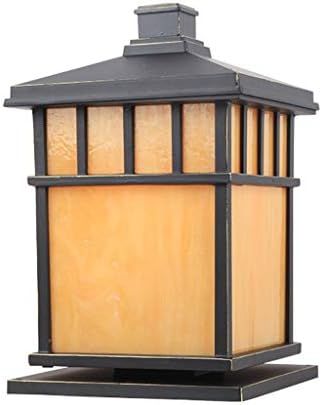 Lxxsh стигма ламба wallидна ламба квартет на отворено водоотпорна и ламба за колона што е докажана со 'рѓа, нов кинески стил