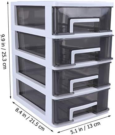 Деклас пластична фиока за складирање, пластична фиока за складирање со четири слоеви пластична фиока, преносен решетка за складирање пластични