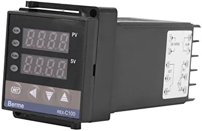 Контролер на температура на PID, 0 ℃ -50 ℃ Аларм REX-C100 Дигитален интелигентен термостат LED контролер на PID AC110V-240V