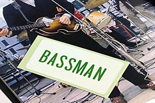 Налепница за вметнување за гитари и бас - Пол Мекартни Басман од Битлси нека биде филм - Врати се издание