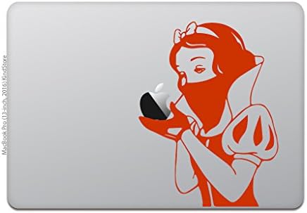 Kindубезна продавница MacBook Pro 13/15 /12 Налепница за налепници MacBook Снежана одмазда одмазда Снежана штрајкови назад 13 Бели M777-13-W