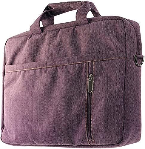 Navitech Purple елегантна лаптоп торба отпорна на вода - Компатибилен со ASUS Vivobook S S433ia лаптоп 14 ''