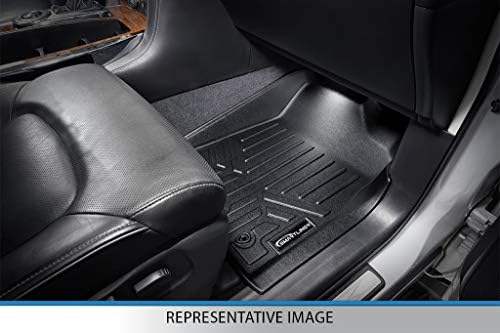 SmartLiner Custom Fit Fort Clone Mats 2 Row Постави црно компатибилно со 2019-2022 Acura RDX Сите модели