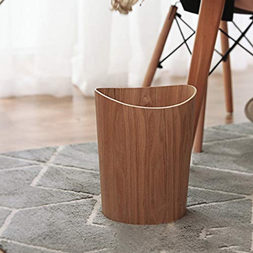 Zukeeljt Trash може дрвен едноставен и индивидуален отворен отпад за употреба за употреба во канцеларијата за внатрешни работи