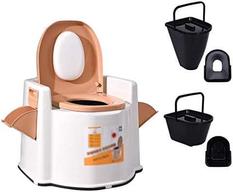 QFFL Кампување тоалет преносен тоалет, мобилен итен тоалет за возрасни, погоден за забави во базени, кампување каравани, излети и фестивали