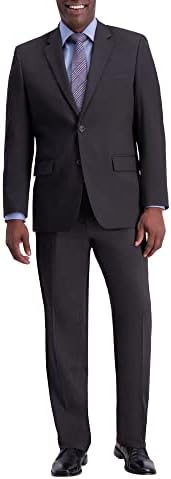 J.M. Haggar Men's Premium Strest Classic Fit костум Одделен палто и големи и високи големини