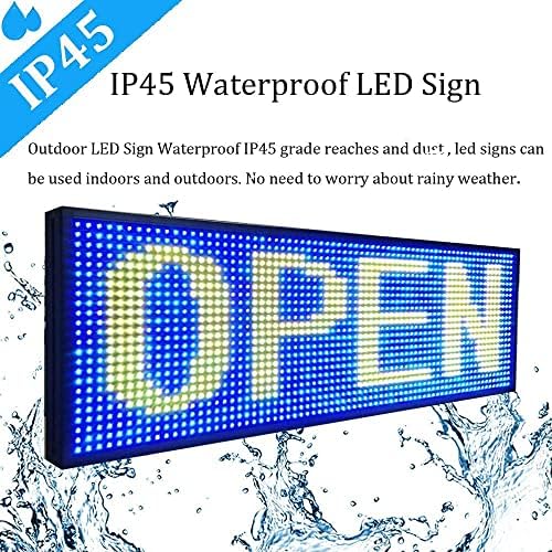 P10 LED знак, приказ на Messing Mession Digital Digital Digital Display Plablicable By WiFi со SMD технологија за рекламирање