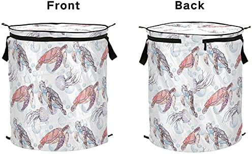 Морна животинска риба се појавува алишта за перење со капаци за преклопување на капакот за складирање на капаци за пикници за патувања во стан