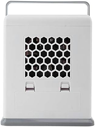 Вентилатор за климатик, мини преносен климатик овлажнител десктоп за ладење на воздухот Личен климатик испарувачки воздух ладилник за дома,