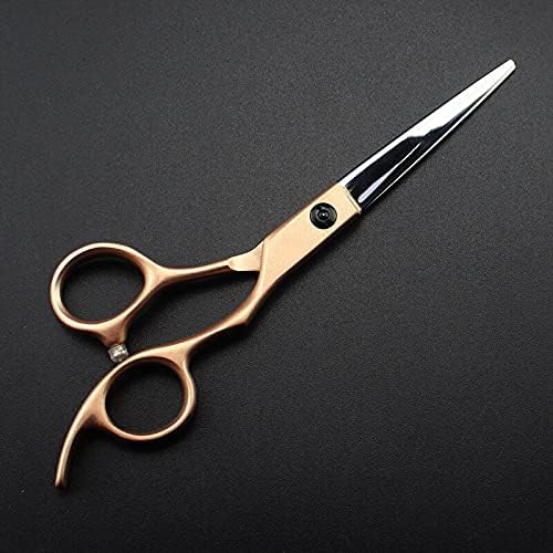 Ножици за сечење коса, 6 инчи Професионална Јапонија 440с челик розово злато коса ножици фризура разредување бербер маки ножици за