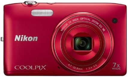Nikon Coolpix S3500 20.1 MP дигитална камера со 7x зум