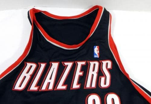 2002-03 Портланд Трејл Блејзерс Мамаду Н'Дијаје 33 Игра издадена Црна Jerseyерси 492 - НБА игра користена