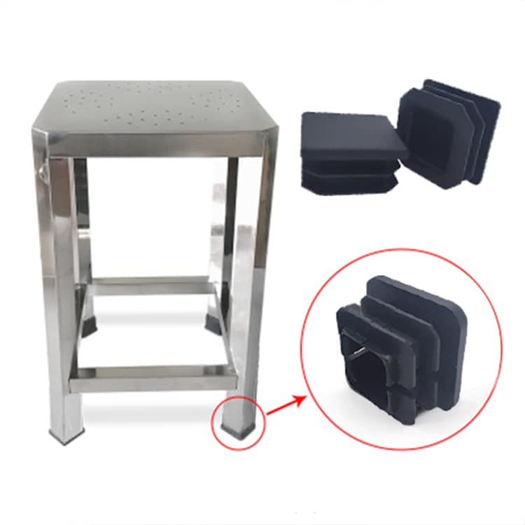 1 инчи квадратни дупки, пластични капачиња, погодни за квадратни цевки од 14/20 мерачи, стол/биро нозе, огради, итн. Мебел