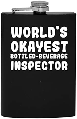 Најубавиот Инспектор За Шишиња во Светот-8оз Колба За Пиење Алкохол За Колкови