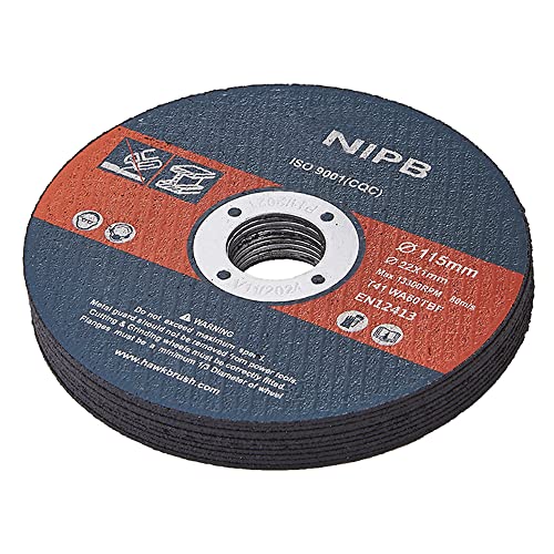 NIPB 4,5инх тркало за сечење, сечење метали за општа намена, тркала за отсекување од 4-1/2-инчи за метал, тенки пресечни дискови