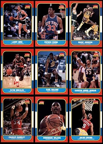 1986-87 Флеер кошарка Комплетен сет NM/MT