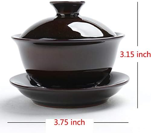 Кинески чајник чајник порцелански емајлиран тиклет, 4oz / 110ml шарен гаиван чајник топла вода котел кунгфу чај тенџере