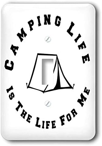 3drose Carrie Merchant 3drose Quote - Сликата на животот во кампување е живот за мене - прекинувач за единечен преполн