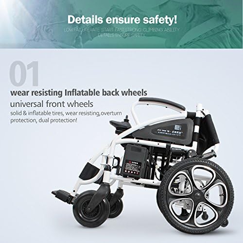 Rubicon DX01 Сите електрични инвалидски колички за преклопување на теренот за возрасни - Моќни моторизирани колички за напојување - Silla