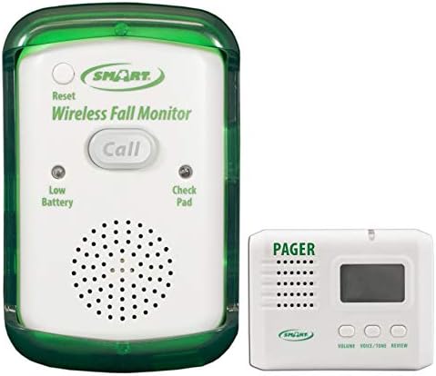 Паметен старател WMBR1-SYS монитор за безжичен повик и 10-инчен од 30-инчен сензор за кревети и LCD Pager