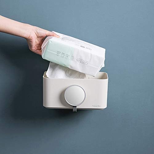 JYDQM Nordic ABS Tissue Cox со држач за хартија од огледало, монтиран за складирање на wallид, кујна кујна бања додатоци за декорација