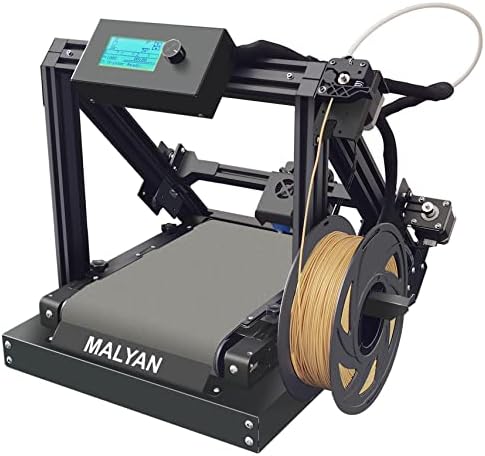 3Д печатач на ременот MALYAN MA21 FDM, бесконечен печатач за ремен Z-оска со подвижен појас, тивка матична плоча, за печатење на реквизити, печатење