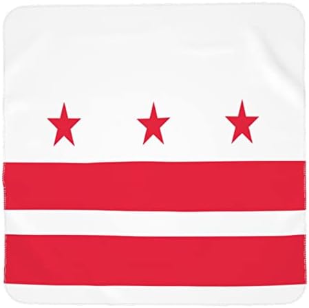 Flag of Washington D.C. Бебе ќебе кое прима ќебе за новороденче за носење, шетач за расадници за обвивка