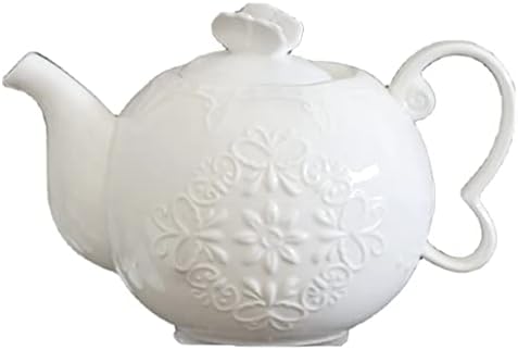 Xiulaiq Европски керамички чајник за олеснување декор десктоп чај поставува модерна попладневна чај дневна соба чај сет рачно изработена