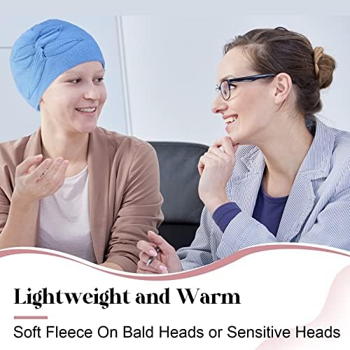 4 парчиња руно топло капаче за опаѓање на косата женска хемо -капа за карцином за карцином, зимска глава, капа за жени, рак на карцином,