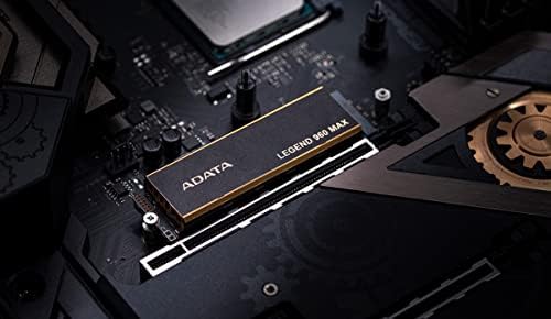 ADATA 4TB SSD LEGEND 960 MAX со HeatSink PCIE Gen4x4 NVME M.2 Внатрешно игри SSD SSD до 7.400 MB/S PS5 компатибилен