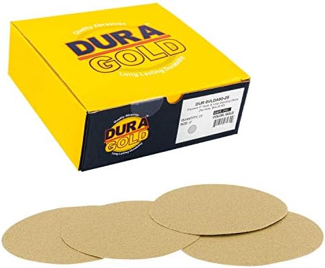 Дура-злато 60 решетки од 6 Дискови од шкурка и влошки за интерфејс со мека густина