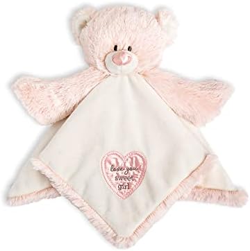 Демдако слатка девојка Теди мечка розова 13 x 10 инчи полиестер полнети животни штракаат