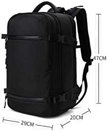 Llly водоотпорен полиестерски лаптоп ранец, лесна торба за патувања, обичен тенок универзитетски компјутерски ранец, унисекс, погоден за лаптопи