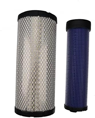 DVPARTS Air Filter Kit R1401-42270 & R2401-42280 Compatible with Kubota KX121-3 KX121-3S KX161-3 KX161-3S L48 M4700 M4800 M4900 M5400 M5700 MX4700 MX5000 MX5100 MX5200 R420 R520