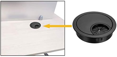 Кабел Громет 2 инчен цинк легура маса за табела за обвивка за кабел за кабел за домови и канцеларија, вклопува 2 инчи дупка