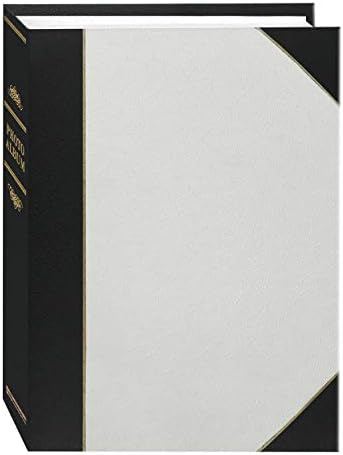 Пионерски фото албуми 50-џеб бело и црна глава во стилот на Летерта, насловната фото-албум за 5 од 7-инчни отпечатоци