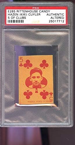 Спортски меморијали 1933 E285 Rittenhouse Candy 5 клубови hazen kiki cuyler psa На оценета бејзбол картичка - плочи за бејзбол картички