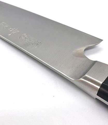 Тошу 210 мм готвач, рачно заострен јапонски нож произведен со користење на јапонски техники за правење меч - хибрид 3 слоевито сечило