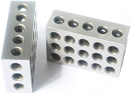 Ултра прецизни блокови зацврстена челик 23 дупки Прицврстување на машинист за машини за мелење на машини 2 парчиња