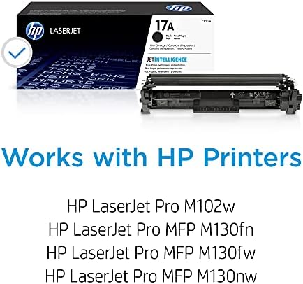 HP 17a Црна Тонер Кертриџ | Работи СО HP Laserjet Про М102 Серија, HP LaserJet Про Мфп М130 Серија | CF217A