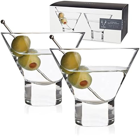 Виски Тешки База Матични Мартини Очила Во собата на 2-Премиум Краток Кристал Коктел Стакло Подарок Во собата, 7.5 мл.