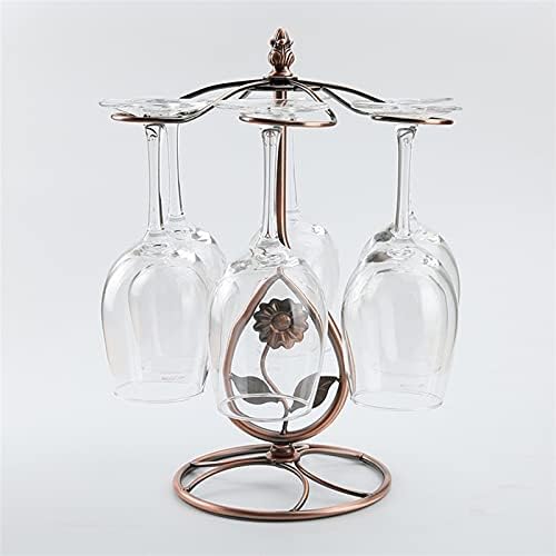 Бауза метално вино стакло држач виси чаши за пиење складирање креативен држач за чамци за декорација на кујна дома