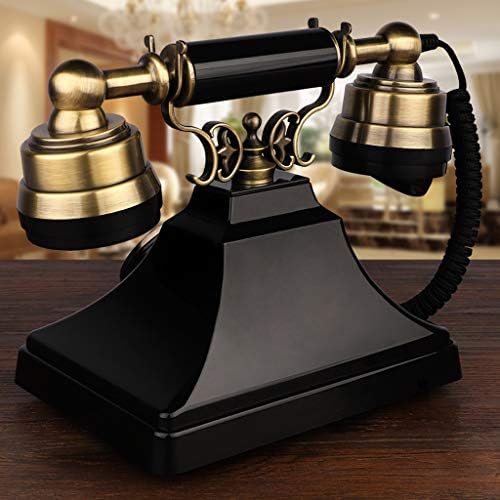 QDID Европски антички телефонски домашен телефон фиксна фиксна фиксна фиксна гроздобер копче Ретро канцелариски телефон