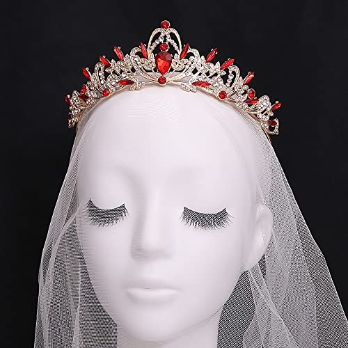 Венчални Круни На Виоџеиго Дијадеми За Жени Кристални Принцези Кристални Ленти За Глава За Матурска Роденденска Забава Злато