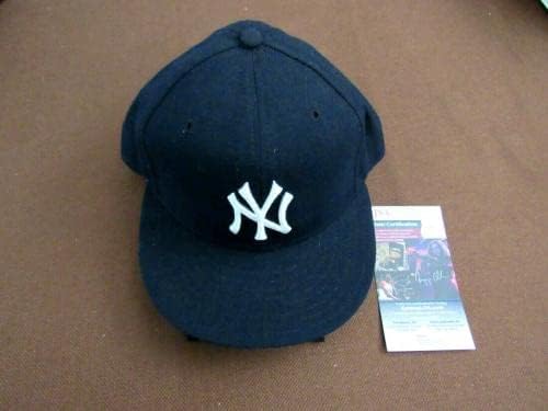 Хидеки Ирабу 14 2x WSC NY Yankees Pitcher потпишана автоматска нова ера Pro Cap Hat JSA - Автограмирани капи МЛБ