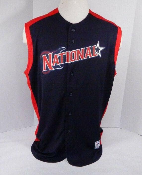 2019 година празно игра на Националната лига издаде Navy Jersey Vest All Star Game 50 788 - Игра користена дресови на MLB